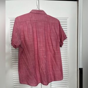 IZOD Relaxed Saltwater Classic Men’s (xl) S/sleeve Button-up Shirt Pink